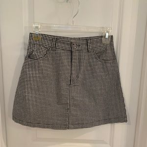 John Galt Gingham Skirt
